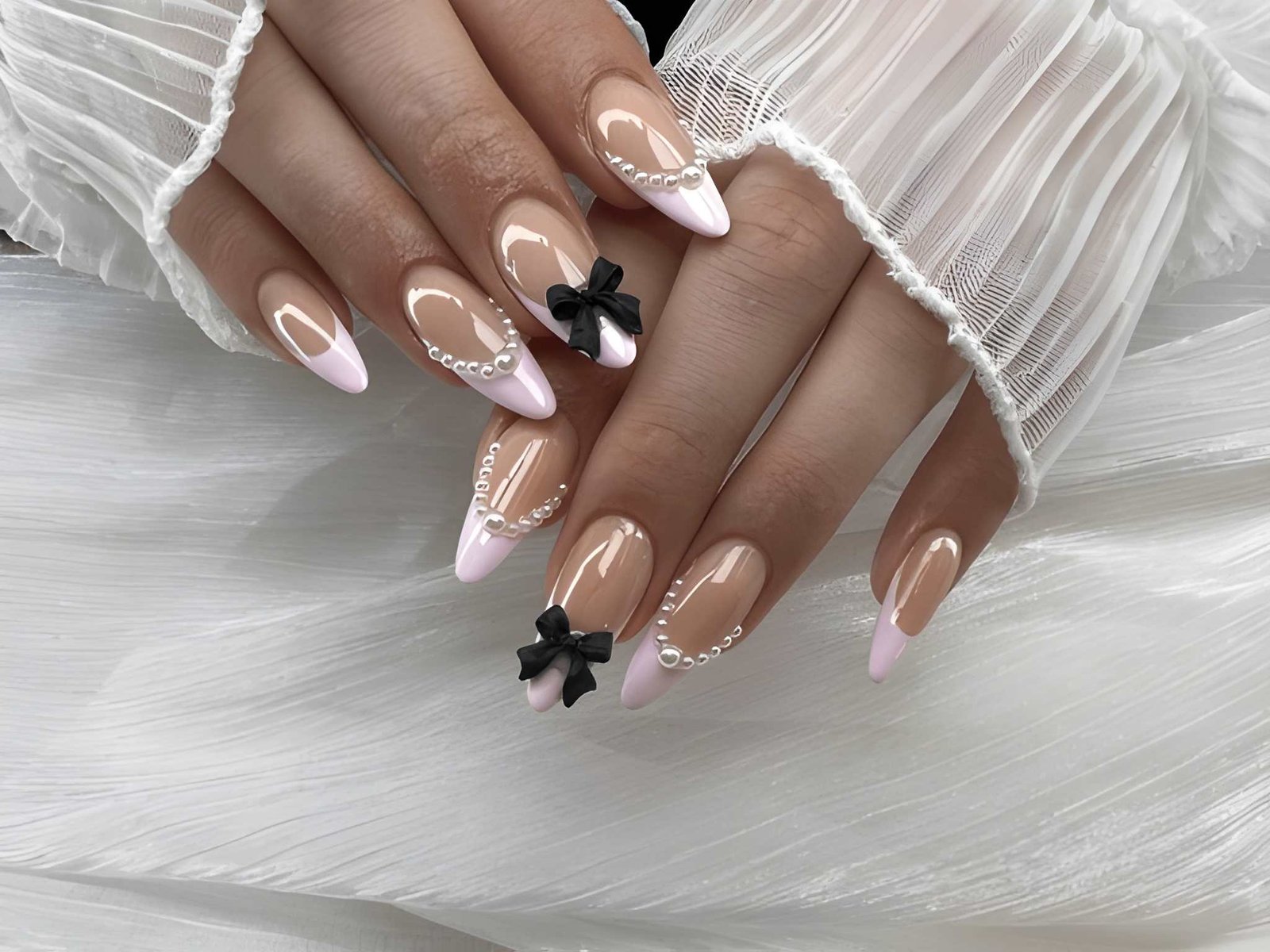 Custom nail art at La Gracia