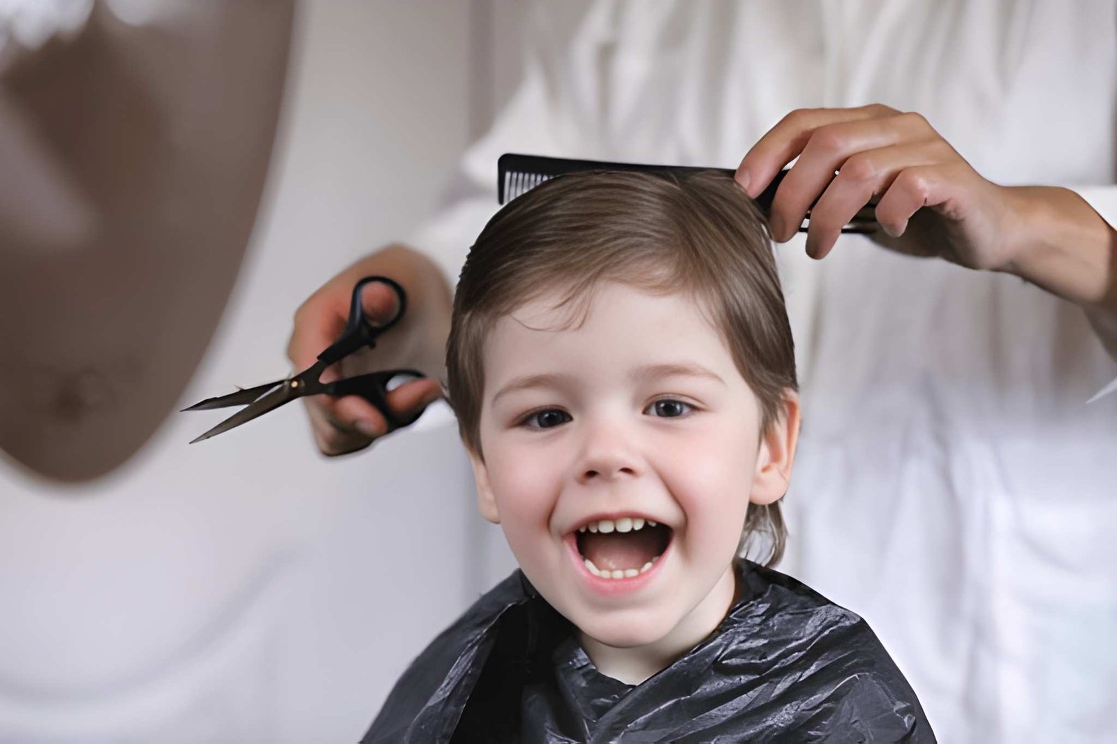 Kids haircut at La Gracia