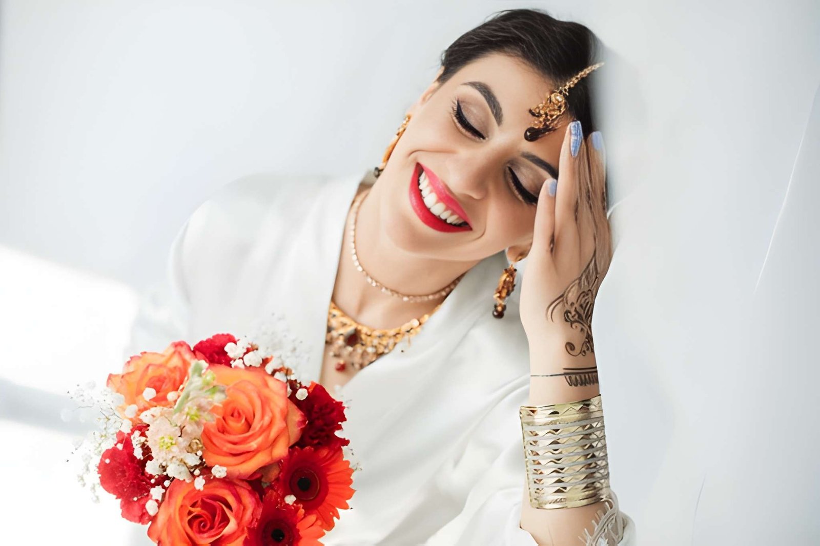 Kerala bride portrait at La Gracia